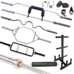 Barra Olímpica Musculación Cromada Acero (2 rodamientos)