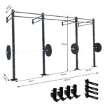 estructura a pared 3 módulos